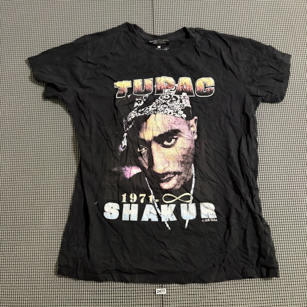 Bravado Tupac Shakur Graphic Relaxed Tee Black Size XS/PP